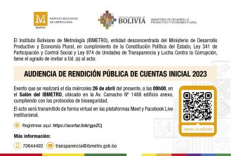 invitación rendicion publica de cuentas