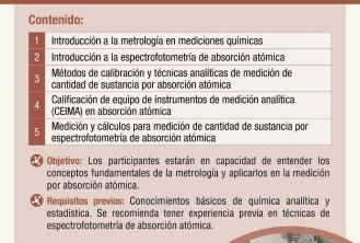 flyer curso absorción atomica