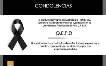 condolencias